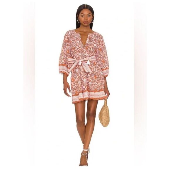 Cleabella Gwen mini dress Anila block print M - Picture 8 of 14